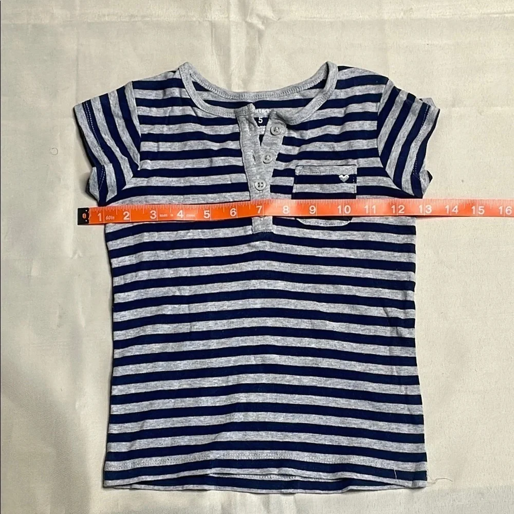CARTER’S Striped Blue and Gray Kids Shirt